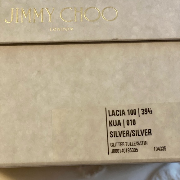 Authentic Jimmy Choo dress shoes worn once for my wedding.  Paid $950 - Picture 2 of 8